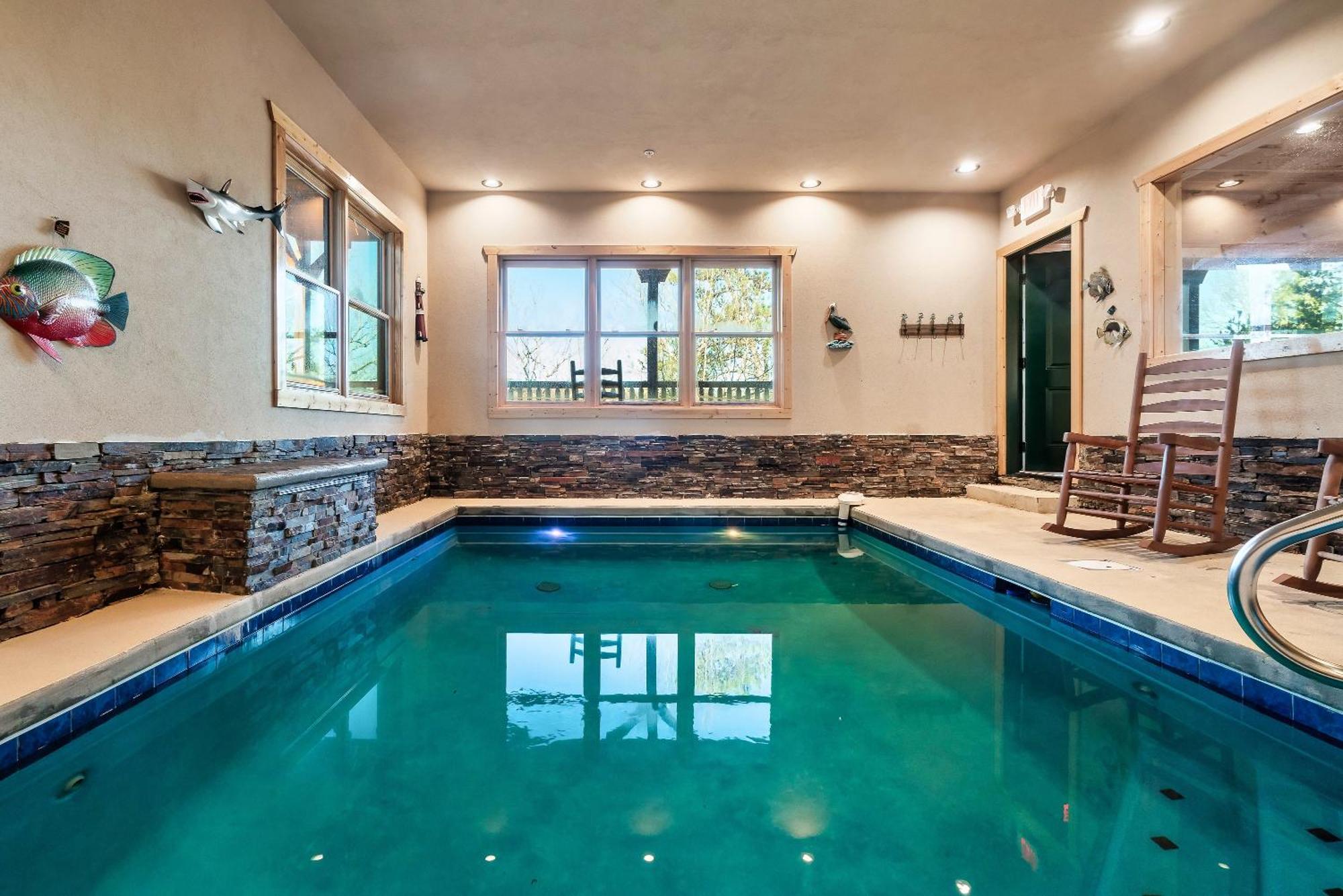 Full Equipped Cabin With A Pool And Game Room Smokies Views Gatlinburg Buitenkant foto